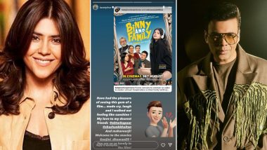 ‘Binny and Family’: Karan Johar Calls Ektaa R Kapoor’s Film a ‘Gem’ After Screening and Welcomes Anjini Dhawan to Movies