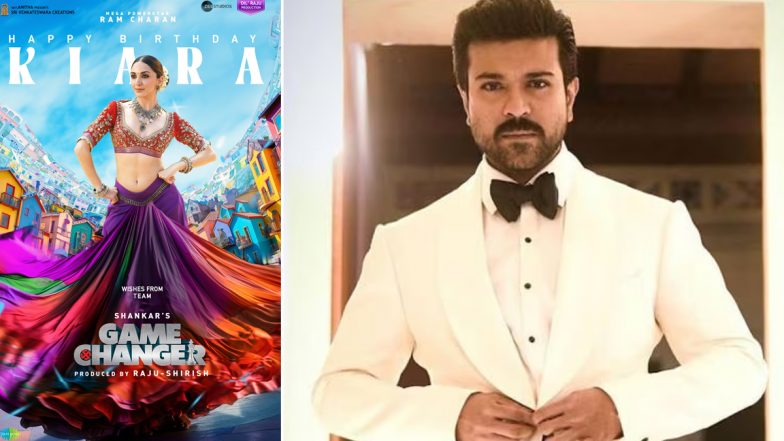 ‘Game Changer’: Kiara Advani’s New Poster From Her Telugu Film Starring Ram Charan Unveiled on Her Birthday (View Pic)