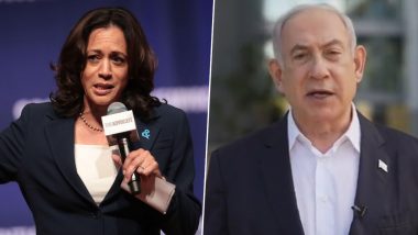 US Vice President Kamala Harris in Her Meeting with Benjamin Netanyahu to Say It's Time for War to End