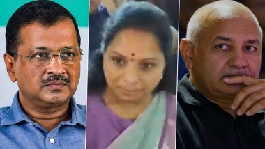 Delhi Excise Policy Scam: Court Extends Judicial Custody of Arvind Kejriwal, Manish Sisodia, K Kavitha Till August 13 in Money Laundering Case