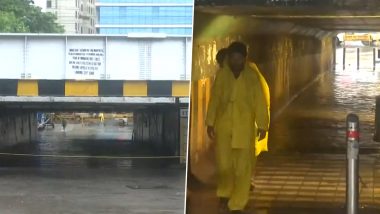 Mumbai Rains: Andheri Subway Shut for Vehicular Movement Following Waterlogging; Downpours Disrupt Public Transport Services (Watch Video)