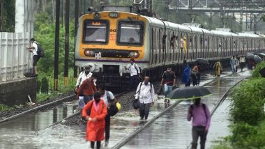 Mumbai Weather Forecast Today: IMD Issues Warning of Heavy Rain; Local Trains Delayed by 15 Minutes Due to Technical Issue Between Matunga and Sion Stations