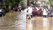 Mumbai Rains: City Hit by 100 mm Rainfall in 10 Hours: Local Train Services Partially Affected Due to Waterlogging, 15 Flights Diverted