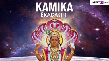Kamika Ekadashi 2024 Wishes and HD Images: Celebrate the Auspicious Day Dedicated to Lord Vishnu by Sharing WhatsApp Greetings, Ekadashi Messages and Wallpapers