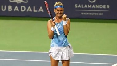 DC Open 2024: Marie Bouzkova Rallies To Beat Top-Seeded Aryna Sabalenka After Long Weather Delay in Washington