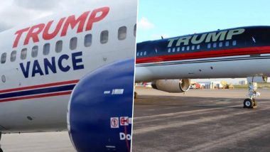 JD Vance Plane Emergency Landing: Trump Force 2 Carrying Republican VP Candidate Makes Emergency Landing in Milwaukee Due to Door Malfunction (See Pics and Video)