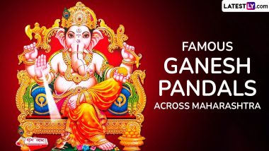 Ganesh Chaturthi 2024 Pandals in Maharashtra: From Lalbaugcha Raja to Nashik Cha Raja, These 7 Famous Pandals in Maharashtra Are a Must-Visit During Ganeshotsav