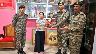 Indian Army Honours Saikhom Mirabai Chanu for Fine Performance in Paris Olympics 2024