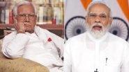 K Natwar Singh Dies: PM Narendra Modi Condoles Demise of Former External Affairs Minister, Says &lsquo;He Made Rich Contributions to World of Diplomacy and Foreign Policy&rsquo;