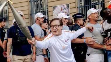 Paris Paralympics 2024: Jackie Chan Leads the Way With Torch Relay Ahead of Opening Ceremony (Watch Video & Pic)