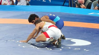 Paris Olympics 2024: Wrestler Aman Sehrawat Becomes India’s Youngest Olympic Medallist With 57 Kg Free-Style Bronze Medal