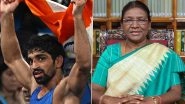 Indian President Droupadi Murmu Hails Aman Sehrawat&rsquo;s Bronze Medal Win at Paris Olympics 2024