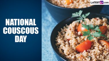 National Couscous Day 2024 Recipes: From Traditional Moroccan Couscous to Pearl Couscous, 5 Delicious Recipes for a Quick and Easy Meal (Watch Videos)