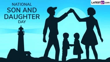 National Son and Daughter Day 2024 Wishes: Send Greetings, Quotes, Messages, Images and HD Wallpapers To Express Love to Your Children