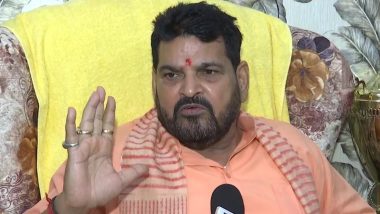 'Jaha Jati Hai Vaha Satyanash Hota Hai': BJP Leader Brij Bhushan Sharan Singh Takes Dig at Vinesh Phogat After Congress Trails in Haryana (Watch Video)