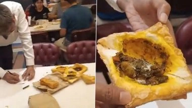 Varanasi: Man Finds Fungus Inside Patties At UP Restaurant, Video Surfaces