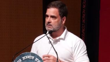 Rahul Gandhi Again Presses Caste Census Demand; Says ‘Checked Miss India List, Found No Women From Dalit, Tribal or OBC’ (Watch Video)