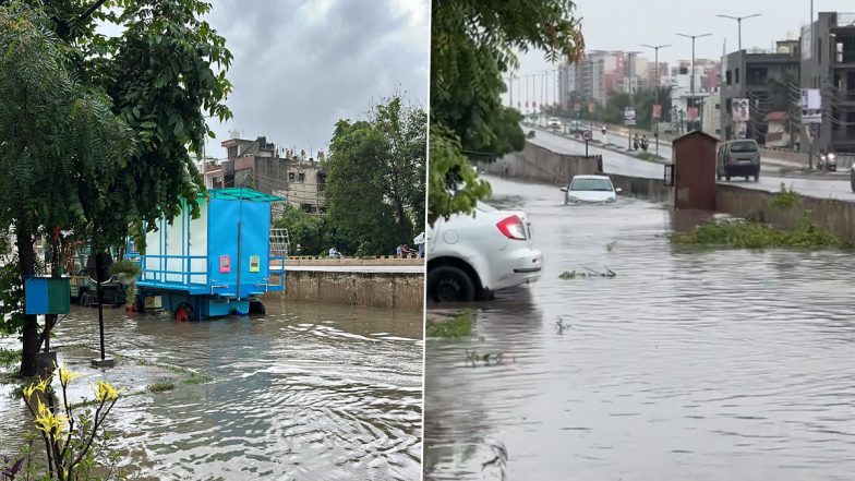 Gurugram Waterlogging Videos: Several Areas Inundated After Heavy Rains, Traffic Disrupted