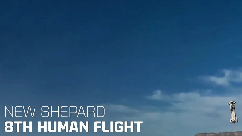 Jeff Bezos’ Aerospace Venture Blue Origin To Launch Its 8th Tourist Mission to Suborbital Space Tomorrow