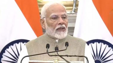 Global Fintech Fest 2024: PM Narendra Modi Hails Bharat’s Fintech Innovation, Says Industry Received Record USD 31 Billion Investment in Last 10 Years (Watch Video)