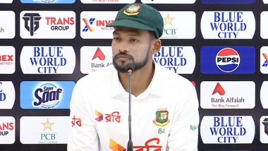 BAN vs SA 2024: Bangladesh Captain Najmul Hossain Shanto Opens Up on Shakib Al Hasan’s Availability For Test Series Against South Africa, Says ‘His Arrival Not In Our Control'