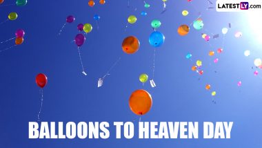 Balloons to Heaven Day 2024 Date and Significance: Everything To Know About the Day That Honours the Memory of Those Lost to Gun Violence While Raising Awareness About This Pressing Issue