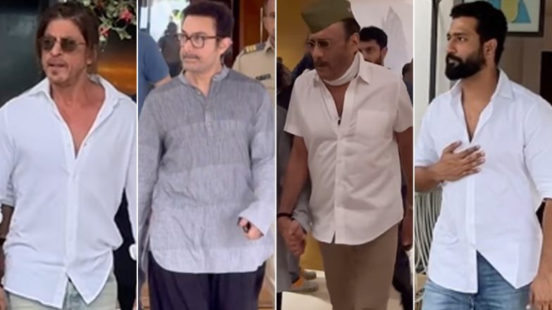 Pradeep Bandekar Prayer Meet: Shah Rukh Khan, Aamir Khan, Vicky Kaushal and Others Arrive To Pay Final Respects to Bollywood Photographer (Watch Videos)