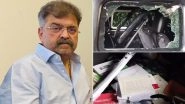 Jitendra Awhad Attacked: Stones Pelted on NCP-SP MLA&rsquo;s Car in Mumbai Over Remarks on Sambhaji Raje Chhatrapati (Watch Video)