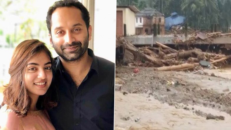 Wayanad Landslide Tragedy: Fahadh Faasil and Nazriya Nazim Donate INR 25 Lakh to Kerala Chief Minister’s Relief Fund