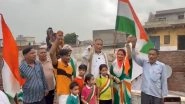 Seema Haider, Husband Sachin Meena Participate in &lsquo;Har Ghar Tiranga&rsquo; Campaign in Greater Noida, Chant &lsquo;Narendra Modi Zindabad&rsquo; (Watch Video)