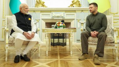 PM Modi on Russia-Ukraine Conflict: ‘India Was Never Neutral, Always Took Side of Peace in Ongoing War’, PM Narendra Modi Tells Ukrainian President Volodymyr Zelensky (Watch Video)