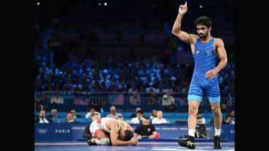 Paris Olympics 2024: Aman Sehrawat Clinches Bronze Medal in 57 Kg Freestyle Wrestling Event