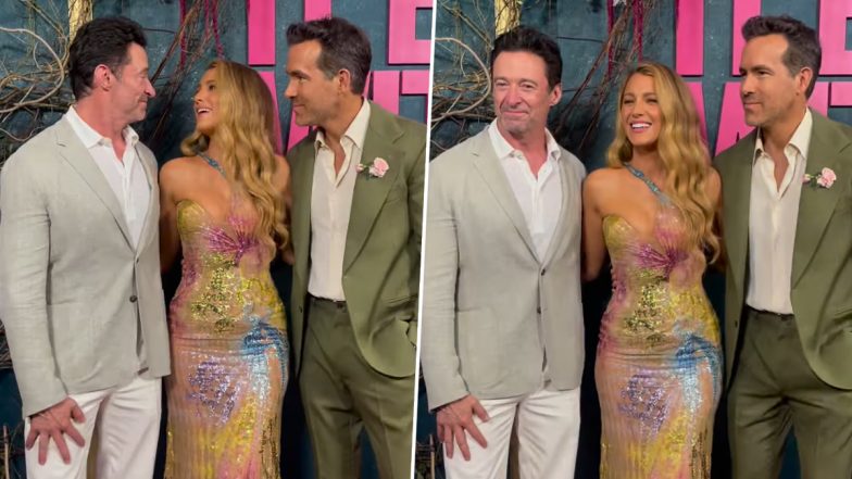 ‘It Ends With Us’ Premiere: Ryan Reynolds-Hugh Jackman Join Blake Lively for the Screening of Her Upcoming Film (Watch Video)