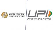 UPI Hits Milestone of 16.6 Billion Transactions in October 2024, RBI Report Says Internationalisation of Unified Payments Interface Progressing Rapidly