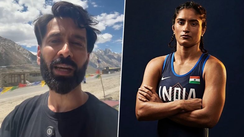 Nakuul Mehta Dedicates Poem to Vinesh Phogat After Her Paris Olympics 2024 Fiasco and Retirement Announcement (Watch Video)