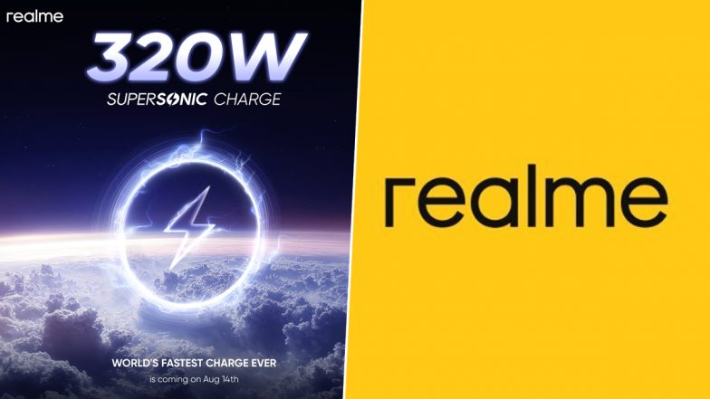 Realme To Unveil World’s Fastest ‘320W SuperSonic Charge Technology’ Globally on August 14; Check Details