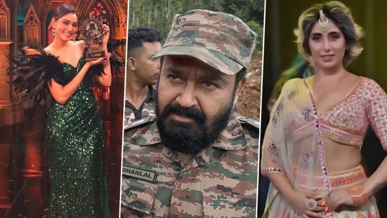 Entertainment News Roundup: Sana Makbul Wins &lsquo;Bigg Boss OTT 3&rsquo;, Mohanlal Visits Landslide-Hit Wayanad; Neha Bhasin Shares Her Health Struggles and More