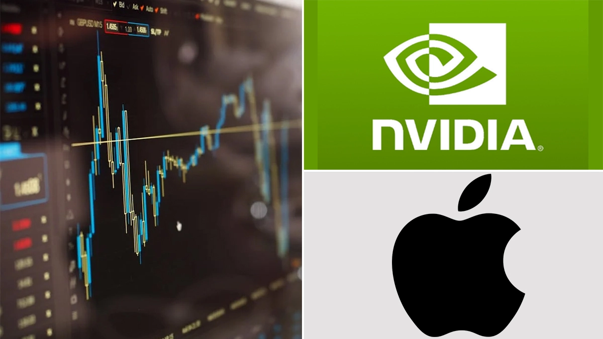 Stock Market Crash Today: 7 Major Tech Companies Lose Over USD 1 Trillion  in Market Capitalisation, NVIDIA and Apple Lead | 📲 LatestLY