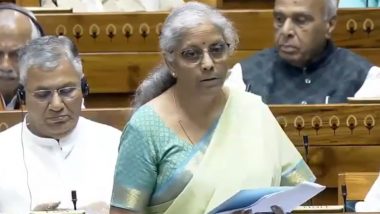 Taxpayers Can Choose Between Old and New LTCG Regime, Says Finance Minister Nirmala Sitharaman (Watch Video)