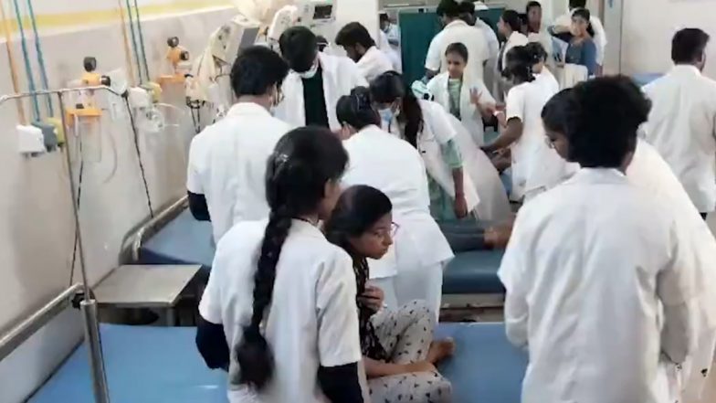 Andhra Pradesh Food Poisoning: 70 Students Hospitalised After Food Poisoning at Chittoor Apollo Health University (Watch Video)