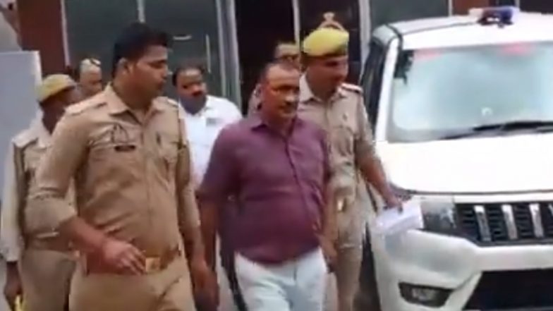 Kannauj: Samajwadi Party Leader, Nawab Singh Yadav Arrested Under POCSO Act After Allegedly Being Found With Minor in College (Watch Video)