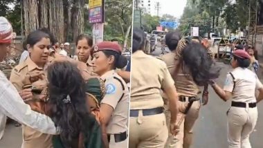 ‘Superwoman’: Nashik Police Cop Rescues Unconscious Woman by Carrying Her on Her Shoulders, Earns Praise (Watch Video)