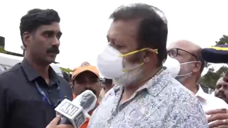 Wayanad Landslide: Union Minister Suresh Gopi Visit Landslide-Hit Area in Kerala, Assesses Damage (See Pics and Video)