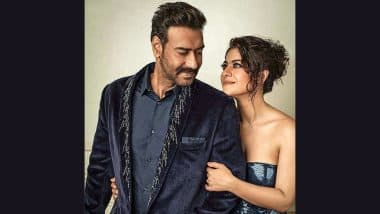 Kajol Turns 50! Ajay Devgn Celebrates His Wife’s Infinite Love and Contagious Laughter on Her Birthday (View Pic)