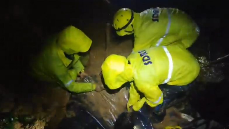 Rudraprayag: 4 Nepali Nationals Dead After Getting Trapped Under Debris Near Phanta Helipad in Uttarakhand (Watch Video)