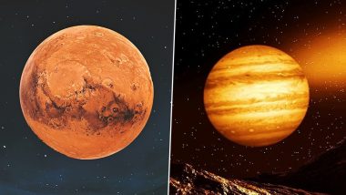 Mars and Jupiter Conjunction 2024 Date in India: How To Watch the Planetary Conjunction? All You Need To Know About the Celestial Event To Grace the Sky on Independence Day Eve