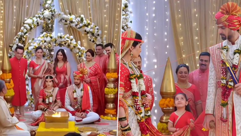 ‘Ghum Hai Kisikey Pyaar Meiin’: Endearing Moment From Savi and Rajat’s Wedding Featuring Little Sai Is Pure Gold! (Watch Video)