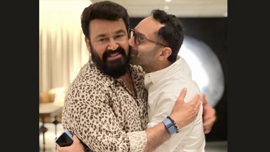 ‘Eda Mone!’: Mohanlal Gets the Cutest Cheek Kiss From Fahadh Faasil, Photo Goes Viral