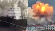 Ningbo Zhoushan Port Blast: Massive Explosion Occurs at Liberia-Flagged Ship YM Mobility at Major China Port, Containers Reduced to Ashes; Videos Surface