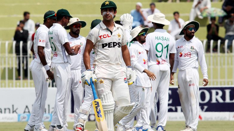 Bangladesh On Verge Of First-Ever Test Victory Over Pakistan; Require 30 Runs to Win PAK vs BAN 1st Test 2024 After Mehidy Hasan Miraz, Shakib Al Hasan Dent Hosts